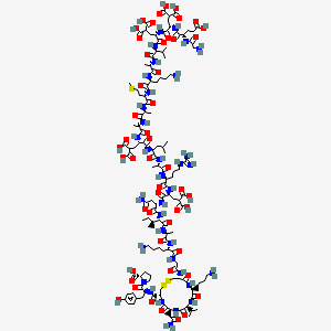 molecular formula C127H201N35O49S3 B612298 Conantokin R 