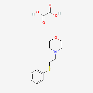 molecular formula C14H19NO5S B6123007 Oxalic acid;4-(2-phenylsulfanylethyl)morpholine 