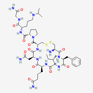 molecular formula C46H73N13O11S2 B612310 Selepressin CAS No. 876296-47-8