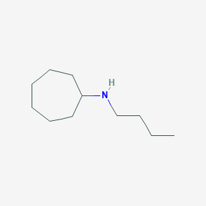 molecular formula C11H23N B061232 N-butylcycloheptanamine CAS No. 161012-67-5