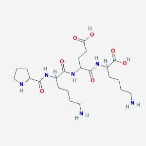molecular formula C22H40N6O7 B612320 Tetrapeptide-30 CAS No. 1036207-61-0