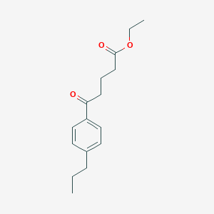 Ethyl 5-oxo-5-(4-propylphenyl)pentanoate