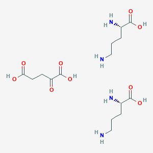 molecular formula C5H12N2O2 · 0.5 C5H6O5 · 0.5 H2O B612355 Diornithine oxoglurate CAS No. 5144-42-3