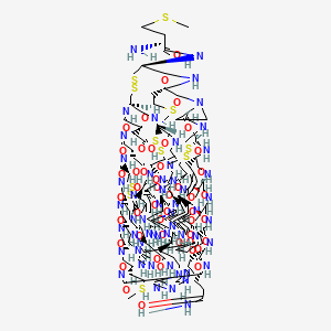 molecular formula C158H249N53O47S11 B612392 Chlorotoxin CAS No. 163515-35-3