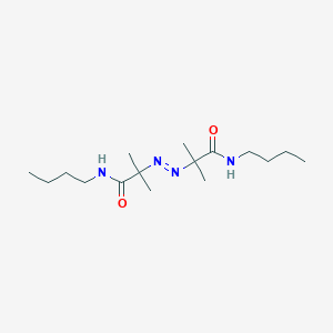 molecular formula C16H32N4O2 B061241 2,2'-Azobis(n-butyl-2-methylpropionamide) CAS No. 195520-32-2