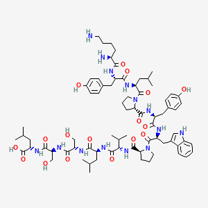 molecular formula C74H108N14O17 B612412 KYL peptide 