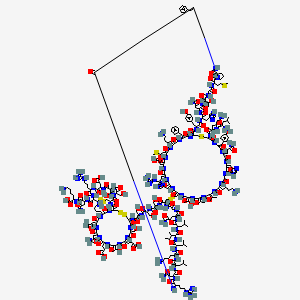 molecular formula C272H429N85O84S10 B612414 Mambalgin 1 CAS No. 1609937-15-6