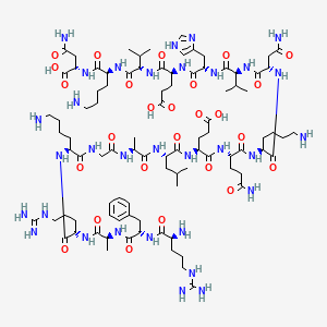 molecular formula C92H154N32O26 B612418 [Glu27]-PKC (19-36) 