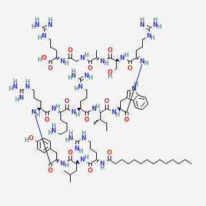 molecular formula C90H154N30O17 B612422 ZIP (Scrambled) CAS No. 908012-18-0