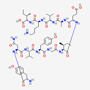 molecular formula C60H93N13O17 B612431 pep2-AVKI 