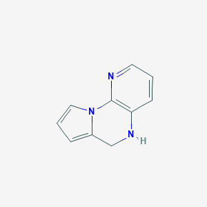 molecular formula C10H9N3 B061244 5,6-Dihydropyrido[3,2-e]pyrrolo[1,2-a]pyrazine CAS No. 180416-34-6