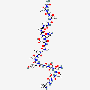 molecular formula C108H163N27O28 B612445 Galanin-(2-13)-Glu-His-(Pro)3-(Ala-Leu)2-Ala-amide CAS No. 908844-75-7