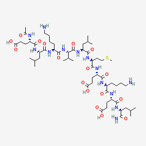 molecular formula C57H101N13O17S B612453 RAGE antagonist peptide 