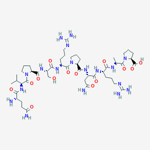 molecular formula C47H80N18O14 B612454 Dynamin inhibitory peptide 