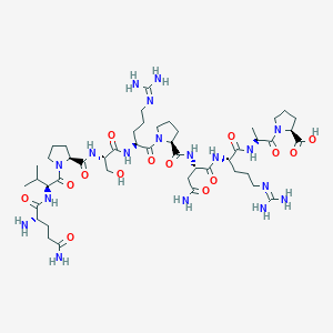 molecular formula C47H80N18O14 B612454 Dynamin inhibitory peptide CAS No. 251634-21-6