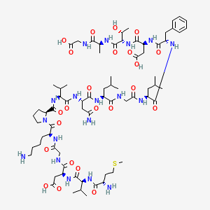 molecular formula C72H116N18O23S B612457 Rac1 Inhibitor F56, control peptide 