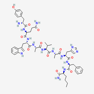 molecular formula C57H76N14O11 B612468 BA 1 TFA 