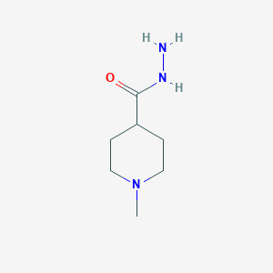 molecular formula C7H15N3O B061247 1-Methylpiperidine-4-carbohydrazide CAS No. 176178-88-4