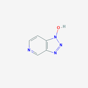 molecular formula C5H4N4O B061251 1-Hydroxy-5-azabenzotriazole CAS No. 185839-73-0