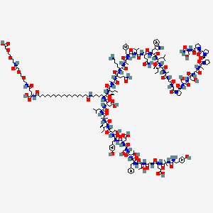 molecular formula C₂₂₅H₃₄₈N₄₈O₆₈ B612515 Tirzepatide (LY3298176) CAS No. 2023788-19-2