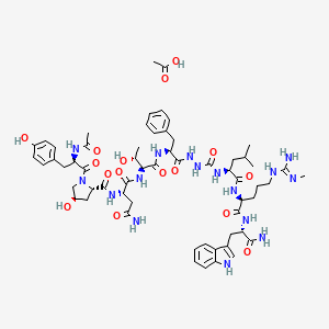 molecular formula C60H84N16O16 B612524 TAK-448 acetate CAS No. 1470374-22-1