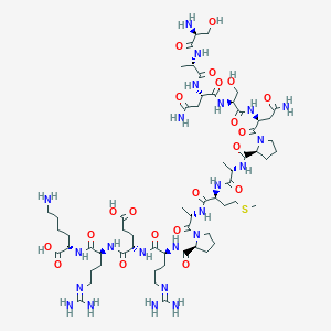 molecular formula C₆₁H₁₀₅N₂₃O₂₁S B612527 Somatostatin-28 (1-14) CAS No. 79243-10-0