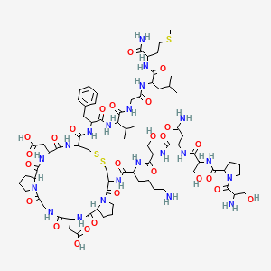 molecular formula C₇₇H₁₁₉N₂₁O₂₆S₃ B612537 Scyliorhinin II CAS No. 112748-19-3