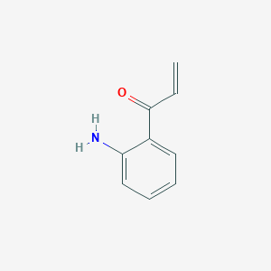 molecular formula C9H9NO B061254 1-(2-Aminophenyl)prop-2-en-1-one CAS No. 177026-95-8