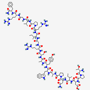 molecular formula C104H158N32O26 B612548 Prolactin Releasing Peptide (12-31), human 