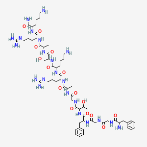 molecular formula C61H100N22O15 B612589 N/Ofq-(1-13)-NH2 