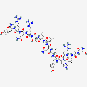 molecular formula C85H139N29O21 B612593 Neuropeptide Y (22-36) 