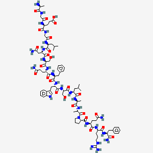 molecular formula C90H132N26O25 B612598 Neuropeptide AF (human) 