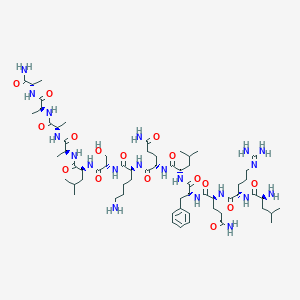 molecular formula C64H110N20O16 B612599 Neuronostatin-13 (human) 