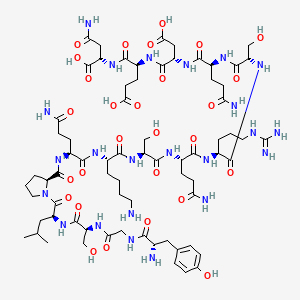 molecular formula C71H113N23O28 B612605 Myelin Basic Protein (MBP) (68-82), guinea pig 