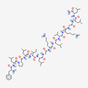 molecular formula C77H135N17O14 B612611 Mast Cell Degranulating Peptide HR-2 CAS No. 80388-04-1