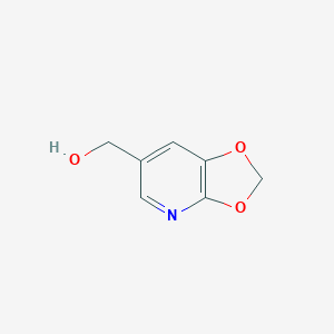molecular formula C7H7NO3 B061265 1,3-Dioxolo[4,5-B]pyridine-6-methanol CAS No. 162320-63-0