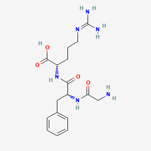 molecular formula C17H26N6O4 B612666 Gly-Phe-Arg 