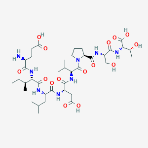 molecular formula C38H64N8O15 B612680 Fibronectin CS1 Peptide 