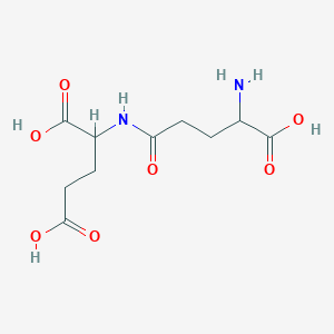 molecular formula C₁₀H₁₆N₂O₇ B612686 L-gamma-glutamyl-L-glutamic acid CAS No. 4553-17-7