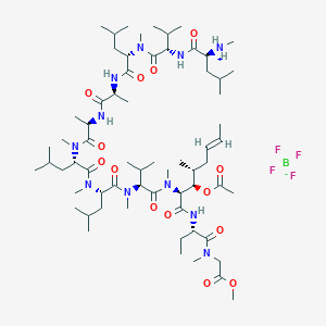 molecular formula C65H118BF4N11O14 B612691 Cyclosporin A-Derivative 1 