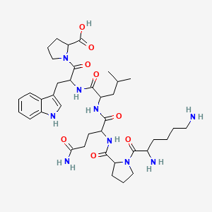 molecular formula C38H57N9O8 B612699 C-Reactive Protein (CRP) (201-206) 