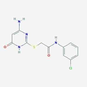 molecular formula C12H11ClN4O2S B6127007 MFCD00846896 