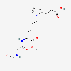 molecular formula C18H27N3O6 B612708 CEP dipeptide 1 