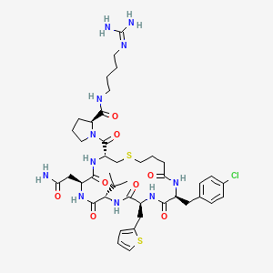 molecular formula C42H60ClN11O8S2 B612726 Velmupressin CAS No. 1647119-61-6