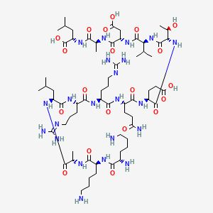 molecular formula C₆₅H₁₁₈N₂₂O₂₀ B612736 Autocamtide 2 CAS No. 129198-88-5