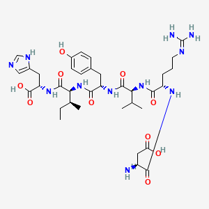 molecular formula C₃₆H₅₅N₁₁O₁₀ B612746 Angiotensin I/II (1-6) CAS No. 47896-63-9