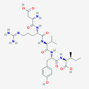 molecular formula C₃₀H₄₈N₈O₉ B612747 Angiotensin (1-5) CAS No. 58442-64-1