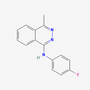 molecular formula C15H12FN3 B6127473 N-(4-fluorophenyl)-4-methylphthalazin-1-amine 