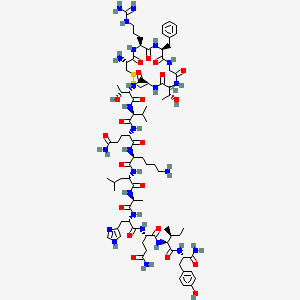 molecular formula C₈₂H₁₂₉N₂₅O₂₁S₂ B612764 Adrenomedullin (16-31) (human, pig) CAS No. 318480-38-5