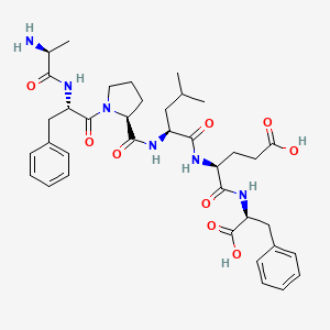 molecular formula C₃₇H₅₀N₆O₉ B612770 Afplef-OH CAS No. 69454-10-0